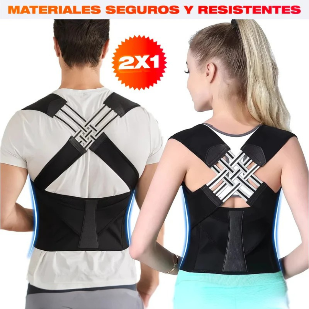 PROMO 2X1 CORRECTOR DE POSTURA AJUSTABLE