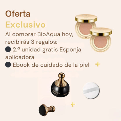Base de Maquillaje Profesional BioAqua [Compra 1 y llévate 2] + regalos 2 esponjas