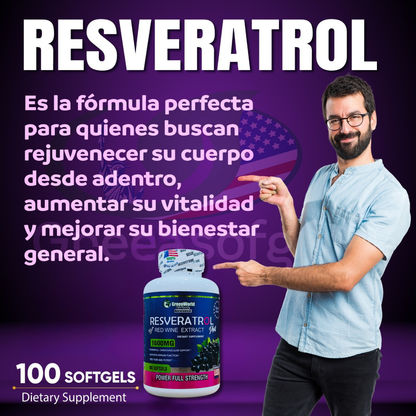 RESVERATROL GREENWORLD COMPRA 1 LLEVA 2 + GOTAS