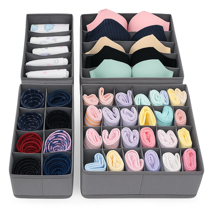 SET ORGANIZADOR PLEGABLE VARIOS COMPARTIMIENTO- ¡COMPRA 1 Y LLEVA 4 - ENVÍO GRATIS