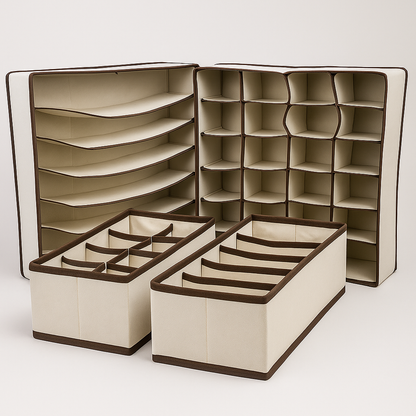 SET ORGANIZADOR PLEGABLE VARIOS COMPARTIMIENTO- ¡COMPRA 1 Y LLEVA 4 - ENVÍO GRATIS