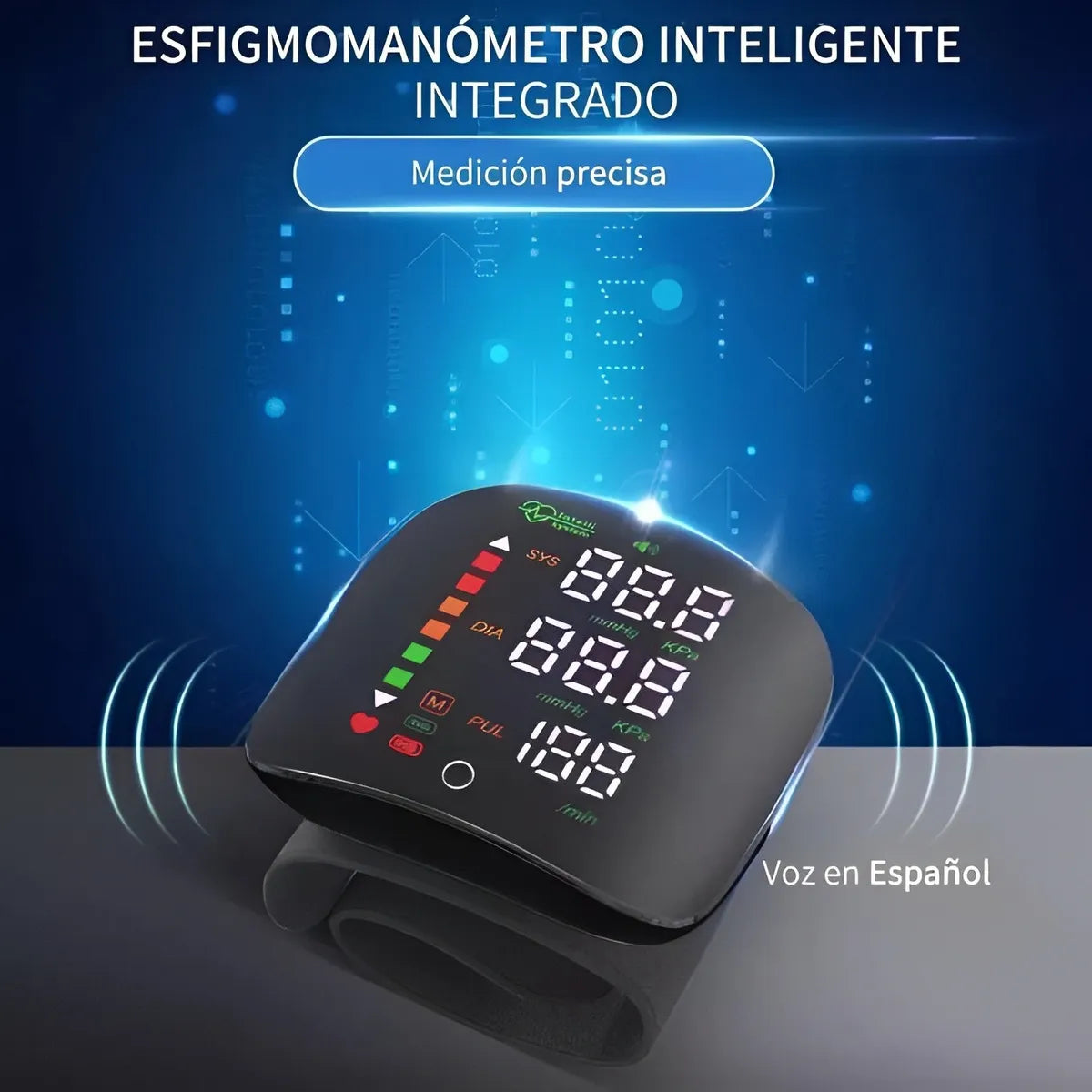 SmartPressure con Comando de Voz en Español + 1 Año de Garantía